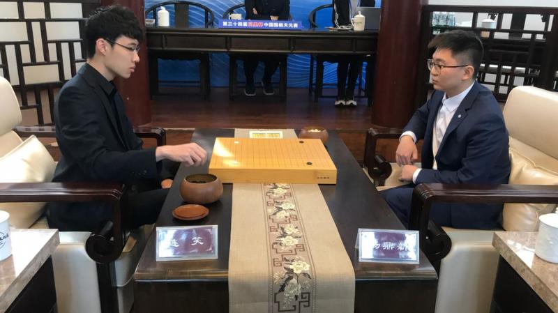 中国围棋天元赛连笑先拔头筹