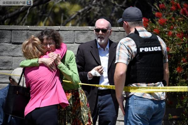 美国加州圣迭戈市一座犹太教堂发生枪击案，已致1死数伤