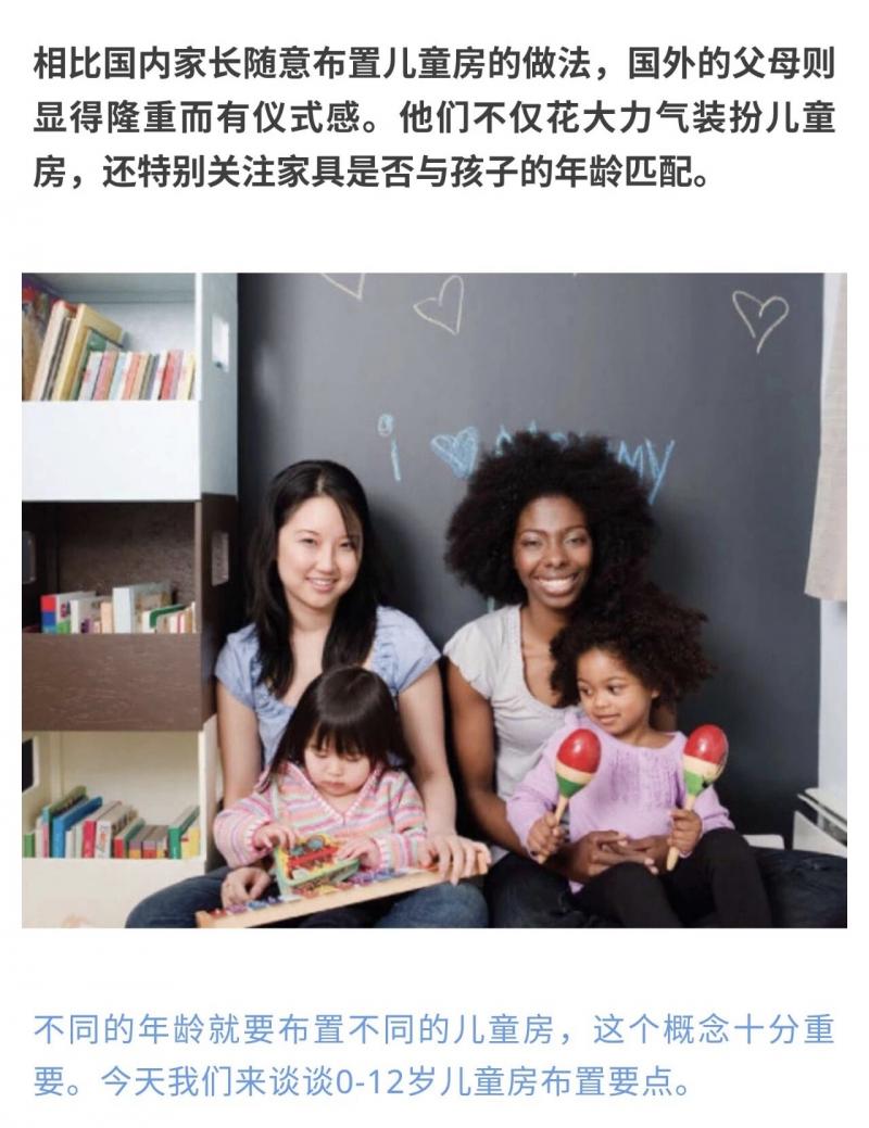 从0岁到12岁  你家的儿童房需要和孩子一起“长大”