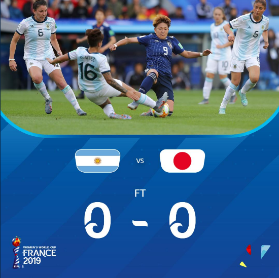 女足世界杯 ／ 日本队被弱旅逼平 亚洲球队难求一胜