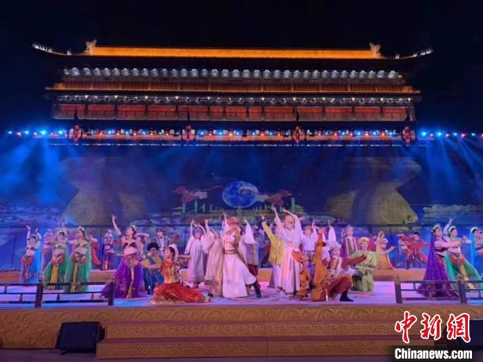 梦长安—大唐迎宾盛礼。(资料图) 曲江新区 摄