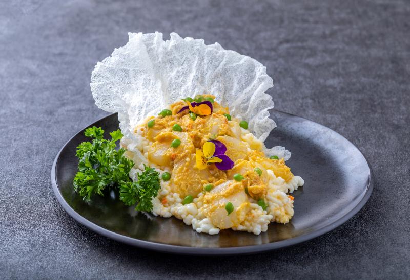 蟹粉芙蓉带子 Hairy Crab Meat with Egg White and Scallop.jpg