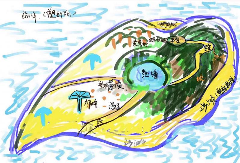 麻剑锋，《金枝岛》（创作手稿），2021，图片由麻剑锋提供.jpeg