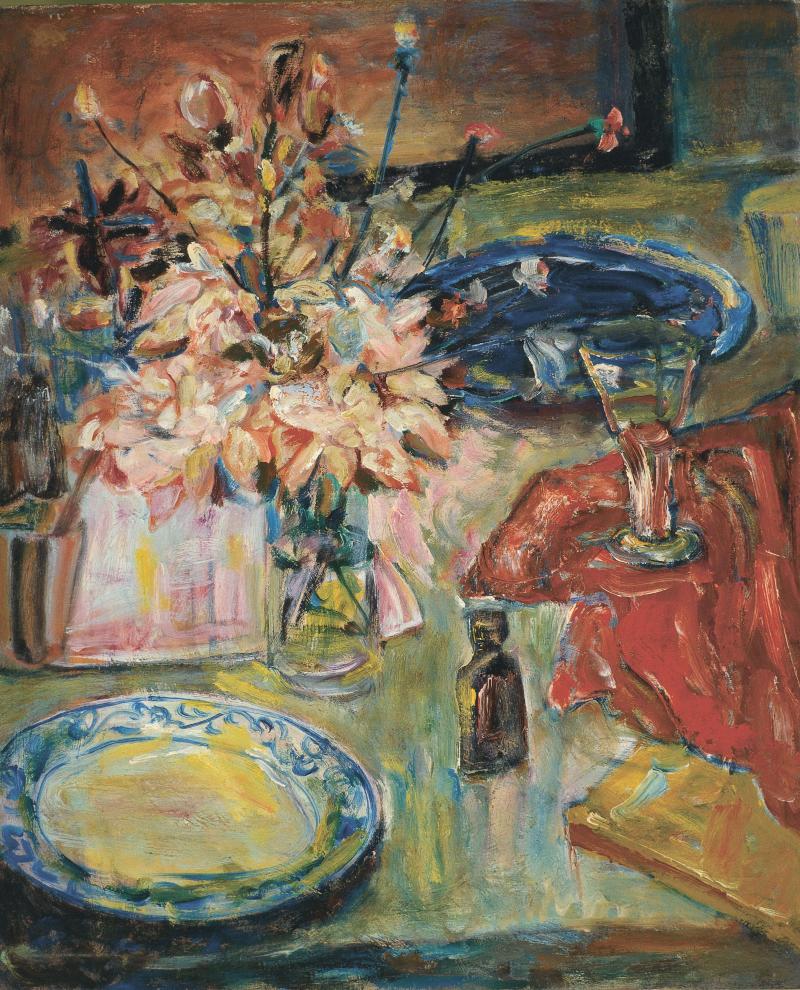 《花卉》布面油画  60×50cm  1995.jpg