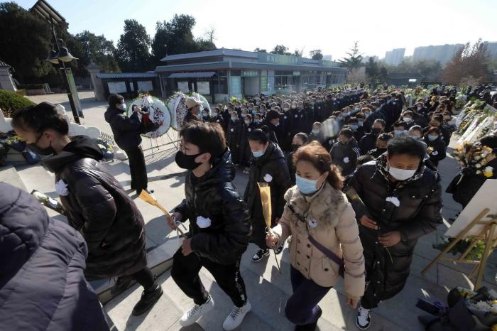 11月27日上午,我国著名舞蹈表演艺术家,教育家陈爱莲先生的遗体告别